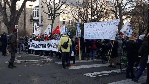 Forte mobilisation dans les écoles en Alsace